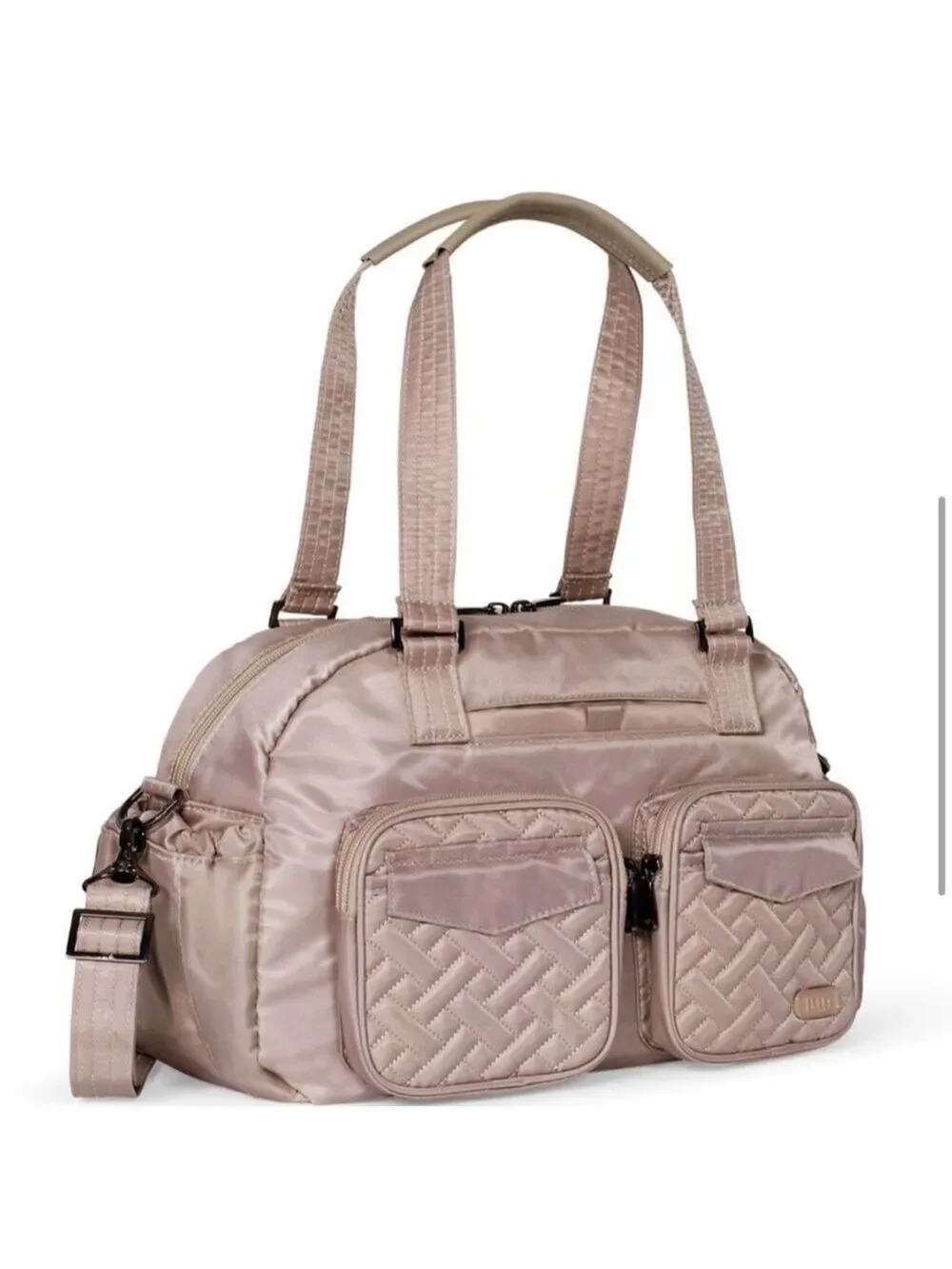 NWT Lug Women's Puddle Jumper Tote Bag Beige/Sand Taupe